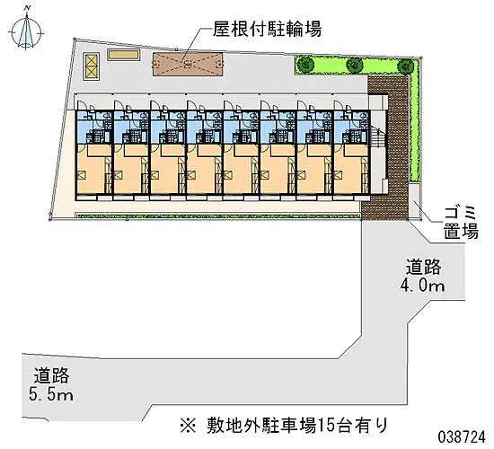 ★手数料０円★千葉市中央区塩田町　月極駐車場（LP）